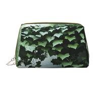 Bolsa de maquillaje para mujer, neceser, cepillo para el cuidado de la piel, organizador de viaje, bolso grande de maquillaje, accesorios, bolsa inteligente, hiedra del río misterioso, Blanco, Talla