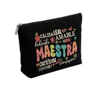 Bolsa de maquillaje para mujer, regalos de cumpleaños para mujeres, mejor amiga, regalos de pensión personalizados, regalos divertidos de amistad, profesora, Clásico