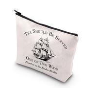 Bolsa de maquillaje para profesor de historia, regalo para amantes de la historia, el té debe ser servido de una de las dos maneras en que se puede regalar en fiestas, Tea Should UK