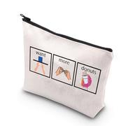Bolsa de maquillaje para profesores de educación especial, regalo para terapeuta del habla, regalo BCBA Donuts Lover, bolsa de cosméticos RBT Gifts, Donuts Reino Unido