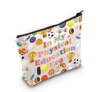 Bolsa de maquillaje para profesores, gimnasio, profesor, regalo de agradecimiento en mi era de educación física, bolsa de cosméticos para educación física, In My Physical Education Era