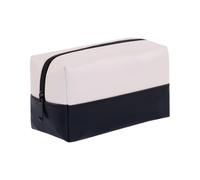 Bolsa De Maquillaje para Viaje Organizador De Cuero PU con Color Blocking