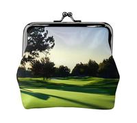 Bolsa de maquillaje pequeña para campo de golf, mini bolsas de cosméticos portátiles, para gimnasio y uso diario, Black, Talla única, Bolsa para monedas