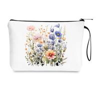 Bolsa de maquillaje personalizada para mujer, regalos de cumpleaños para mamá, mejores amigas, damas de honor, elegante bolsa de cosméticos para viajes y uso diario, Estilo-2