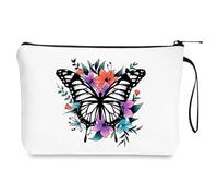 Bolsa de maquillaje personalizada para mujer, regalos de cumpleaños para mamá, mejores amigas, damas de honor, elegante bolsa de cosméticos para viajes y uso diario, Estilo-3