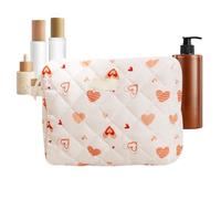 Bolsa de Maquillaje | Porta cosméticos a la | Bolsa de Maquillaje portátil para Mujeres | Uso Diario Gimnasio traslados Trabajo Viajes excursiones Vacaciones, Rojo, Modello portatile, Consulte