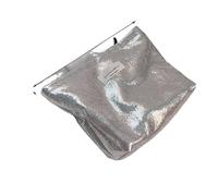 Bolsa de Maquillaje Portable Girl Makeup Bag Women Handbag Pouch Toiletry Make Up Organizer Case Waterproof Wash Kit Travel Cosmetic(B-Sliver)