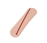 Bolsa de maquillaje portátil para brochas de maquillaje y brochas de maquillaje para mujeres y niñas, soporte de silicona para brochas de viaje, Brown, Mass Beauty