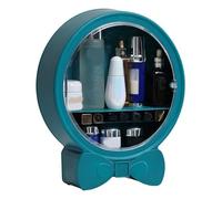 Bolsa De Maquillaje Rack de productos de cuidado de la piel montada en la pared Caja de almacenamiento de baño Caja de almacenamiento cosmético de almacenamiento de escritorio simple Rack Organizador