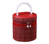 Bolsa De Maquillaje Redonda De 1/5 Piezas - Bolsa De Maquillaje De Viaje, Bolsa De Cosméticos Resistente | Bolsa De Almacenamiento Impermeable Para Colorete, Bolsas De Lavado De Cubo De Alta