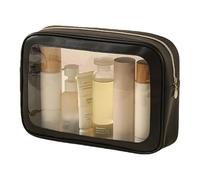 Bolsa de Maquillaje Resistente Agua, Organizador de cosméticos Multiusos con Vista Clara para mañanas ocupadas y Bolsa de cosméticos de Viaje