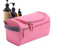 Bolsa de maquillaje resistente al agua, bolsa de viaje de cosméticos y artículos de tocador, bolsa de aseo para mujer, bolsa de aseo con gancho, bolsa de aseo de gran capacidad para mujer, versátil