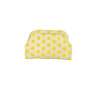Bolsa de maquillaje retro europea y americana de lunares, bolsa de cosméticos portátil de gran capacidad que bloquea el color, A4, 30.0*25.0*3.0