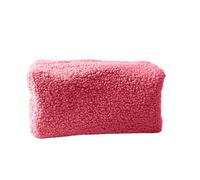 Bolsa de maquillaje suave, bolsa de almacenamiento, 7,48 x 3,54 x 3,54 pulgadas, portátil cosmético, ligero protector, impermeable para mujer, Wife (multicolor), rosa, Se référer au descriptif,