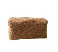 Bolsa de maquillaje suave, gran capacidad, 7,48 x 3,54 pulgadas, organizador de cosméticos, protectores de herramientas, estilo para la madre, viajes y uso diario, marrón, Se référer au descriptif,