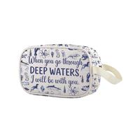 Bolsa de maquillaje transparente con animales del océano, producto de criaturas marinas, regalo para amantes de los marinos, Deep Water Cbag EU, Multifuncional: