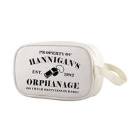 Bolsa de maquillaje transparente inspirada en la película musical familiar, orfanato, mercancía musical, regalo para huérfanos, Hannigan Cbag Eu, Multifuncional: