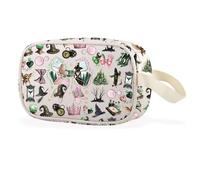 Bolsa de maquillaje transparente musical para fanáticos del teatro musical, regalo para amantes de las brujas, Bow Musical Cbag Eu, Multifuncional: