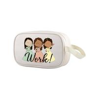 Bolsa de maquillaje transparente para amantes del teatro musical, mercancía musical, regalo para hermanas, Work Cbag EU, Multifuncional: