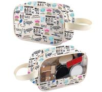 Bolsa de maquillaje transparente para anestesia, regalo para anestesiólogos, anestesiólogos, semana tecnológica, regalo para técnicos, anestesistas, enfermeras, médicos, neceser de viaje, I Like