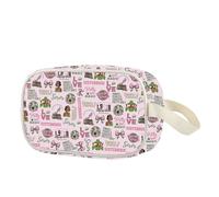 Bolsa de maquillaje transparente para hermandad griega Pinkies, 08 Cbag Eu, Multifuncional:
