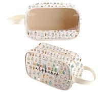 Bolsa de maquillaje transparente para instrucciones, regalo de agradecimiento para maestros, Bolsa de instrucciones (idioma español no garantizado)