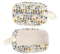 Bolsa de maquillaje transparente para peregrinos Santiago, regalo para viajeros, bolsa de aseo para peregrinos, regalos para excursionistas, Pilgrim Cmb1, occidental