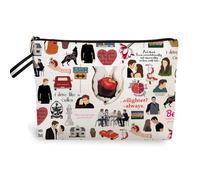 Bolsa de maquillaje Twilight Saga, regalo de vampiro Bella Edw, bolsa de cosméticos de la saga crepúsculo, mercancía crepúsculo, regalos inspirados en programas de televisión para fanáticos de