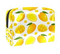 Bolsa de maquillaje verde camaleón en rama de hojas tropicales, bolsa con cremallera, organizador de cosméticos de viaje para mujeres y niñas, Multicolor 05, 18.5x7.5x13cm/7.3x3x5.1in, Estuche de