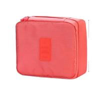 Bolsa De Maquillaje Waterproof Cosmetic Bag For Women Packing Cubes For Travel Large Capacity Makeup Bag Travel Organizer Toiletry Wash Storage Bags Makeup Bag(Watermelon Red)