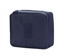 Bolsa De Maquillaje Waterproof Cosmetic Bag For Women Packing Cubes For Travel Large Capacity Makeup Bag Travel Organizer Toiletry Wash Storage Bags Makeup Bag(Deep Blue)