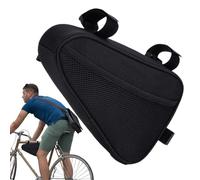 Bolsa de marco genérica para bicicleta, bolsa de triángulo para ciclismo, gran bolsa de almacenamiento versátil para bicicleta de montaña y carretera con gran capacidad