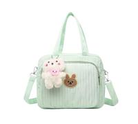 Bolsa de maternidad grande y funcional para mamá y bebé, con compartimentos de almacenamiento aislados, verde, 20*24CM, Mochilas duffel