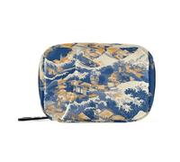 Bolsa de medicina de estilo japonés con compartimentos desmontables, práctica bolsa médica organizadora