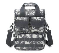 Bolsa de Mensajero Táctica, Mochila Bandolera MOLLE Maletín Equipo Utilitario de Mano para Herramientas EDC para Portátiles de 12 Pulgadas(ACU)