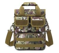 Bolsa de Mensajero Táctica, Mochila Bandolera MOLLE Maletín Equipo Utilitario de Mano para Herramientas EDC para Portátiles de 12 Pulgadas(CP)