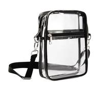 Bolsa de mensajero transparente, bolsa cruzada, organizador impermeable, bolsa de playa transparente, 1 paquete de diseño ligero, ideal para lugares deportivos, festivales, trabajo, viajes, compras