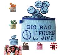 Bolsa de Mierda, Bolsa Grande de Mierda, Bolsa Grande de Mierda for Regalar, Bolsa con Cremallera, Monedero práctico con Cremallera, Juguetes novedosos, Cosas Raras, Regalos for Amigos(Blue)