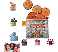 Bolsa de Mierda, Bolsa Grande de Mierda, Bolsa Grande de Mierda for Regalar, Bolsa con Cremallera, Monedero práctico con Cremallera, Juguetes novedosos, Cosas Raras, Regalos for Amigos(Orange)