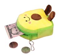 Bolsa de monedas de aguacate - Bolsa de gran capacidad, cartera con cierre