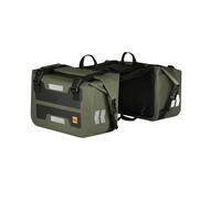 Bolsa De Moto Bolsa De Asiento Trasero para Motocicleta 60L Bolsas para Sillín Equipaje Almacenamiento Lateral Universal Top Case Motos(Green)