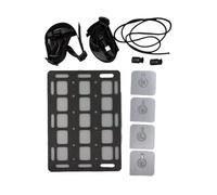 Bolsa De Moto Panel Dividido para Maletero Motocicleta Organizador Caja Lateral Universal Táctico Impermeable Almacenamiento Modular Equipaje para Motos(Screw Patch Set)