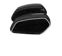 Bolsa De Moto para BMW R18 Dream Classic Boxer Equipaje Lateral para Maletero Trasero Modificado Motocicleta Soporte Instalación Kit Top Case Motos(White Line)