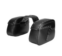 Bolsa De Moto para Motocicletas Turismo Alforja Motocicleta Alta Capacidad Bolsa Sillín Doble Negra Punk Moto Bañadores Laterales Crucero Equipaje para Motos