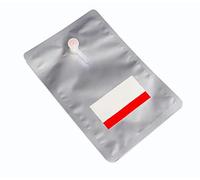 Bolsa de muestreo de gas con válvula - Bolsas de aluminio de 10-20 ml for recolección y almacenamiento de gas - Juego de 5(10ml)
