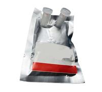 Bolsa de muestreo de gas de PTFE de aluminio de 200 ml a 2000 ml con válvula (paquete de 5) for recolección y almacenamiento de gas(2000ml)