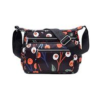 Bolsa de nailon para mujer, con estampado de un hombro, casual, para madre, gran capacidad, bolsa de mensajero para mujer, bolsa de lona para hombre, d, Talla única