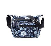 Bolsa de nailon para mujer, con estampado de un hombro, casual, para madre, gran capacidad, bolsa de mensajero para mujer, bolsa de lona para hombre, a, Talla única