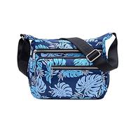 Bolsa de nailon para mujer, con estampado de un hombro, casual, para madre, gran capacidad, bolsa de mensajero para mujer, bolsa de lona para hombre, c, Talla única