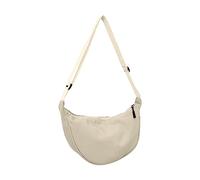 Bolsa de nailon para mujeres y hombres, bolsa cruzada portátil con correa ajustable, color sólido, bolsa de hombro sobre el hombro para mujer, beige, Talla única
